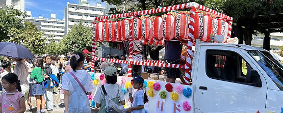 33℃ 真夏日の県ドリームハイツ秋祭り